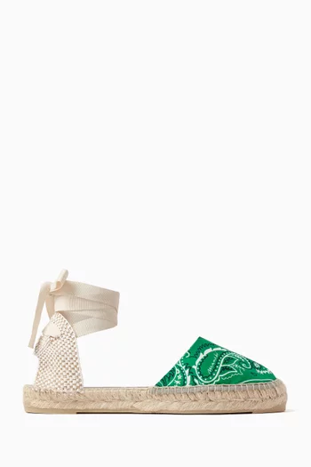 Bandana Print Valenciana Espadrilles in Cotton