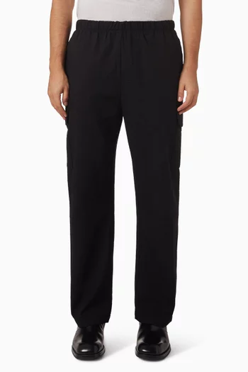 Rayan Textured Cargo Pants in Cotton