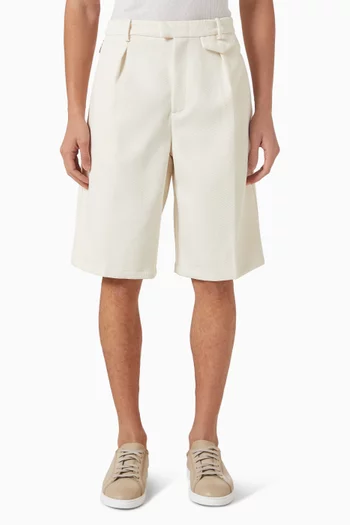 Auguste Tailored Bermuda Shorts in Twill