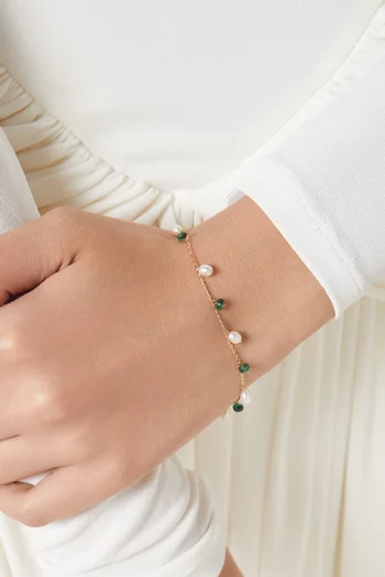 Kiku Jolie Pearl Bracelet in 18kt Gold