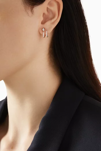 Youth Diamond Earrings in 18kt Gold