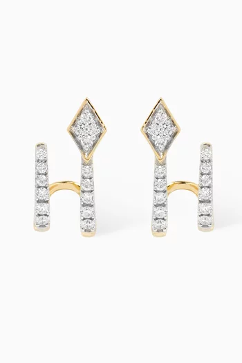 Youth Diamond Earrings in 18kt Gold