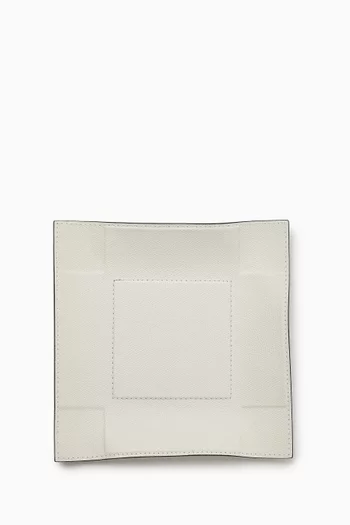 Medium Jack Valet Square Tray in Leather