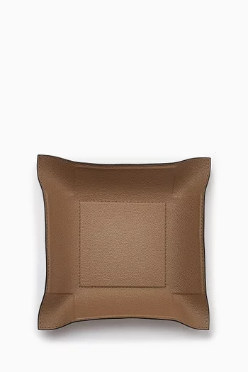 Medium Jack Valet Square Tray in Leather