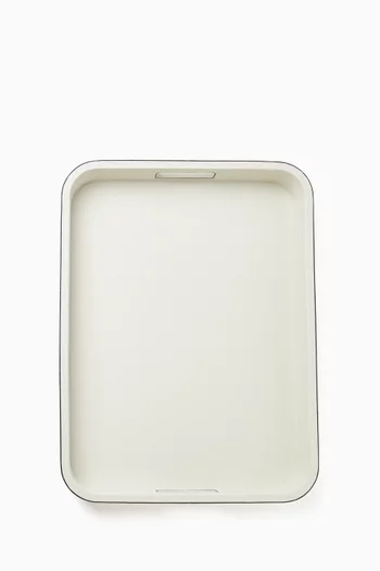 Large Polo Rectangular Tray With Handles
