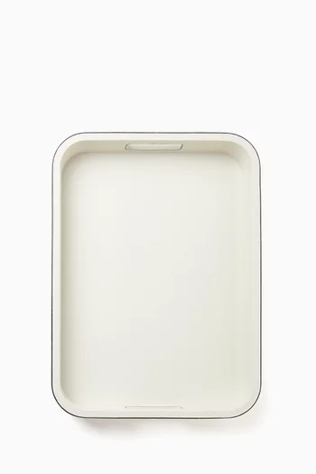 Small Polo Rectangular Tray With Handles