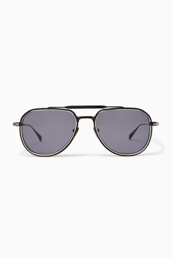 Commander Sunglasses in Metal