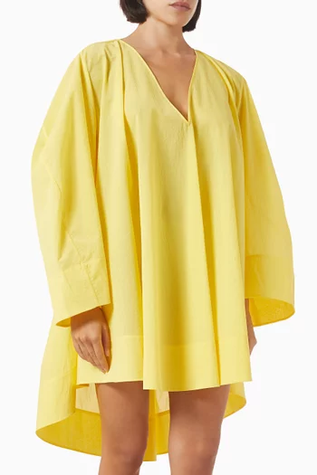 La Robe Paysan Dress in Cotton Blend