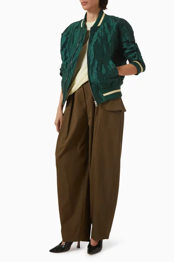 Bomber Jacket in Tech-taffeta