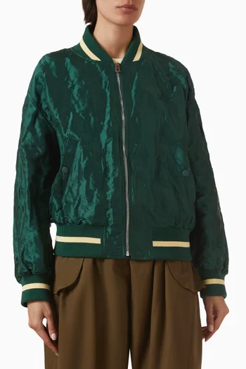 Bomber Jacket in Tech-taffeta