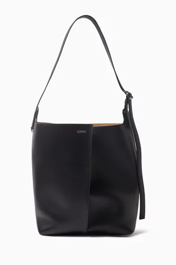 Large Bilbao Bucket Bag in leather