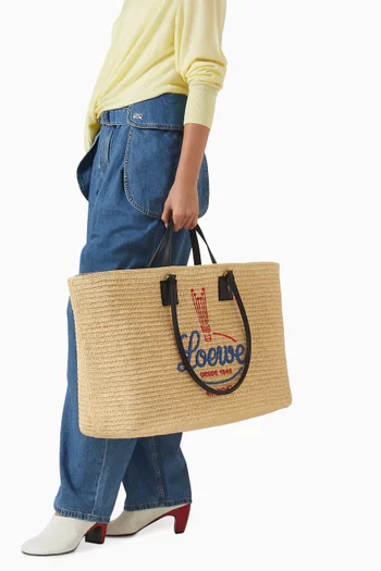 XL Verano Tote Bag in Raffia
