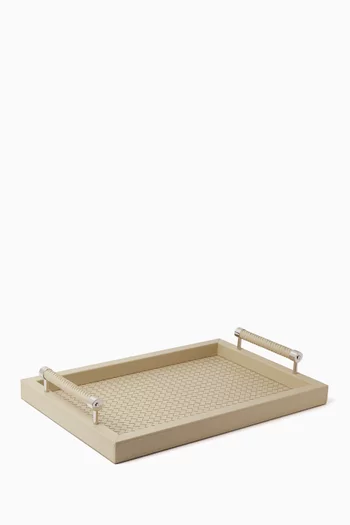 Small Diana Handwoven Rectangular Tray
