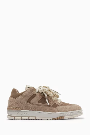 Area Lo Label Sneakers in Leather & Suede