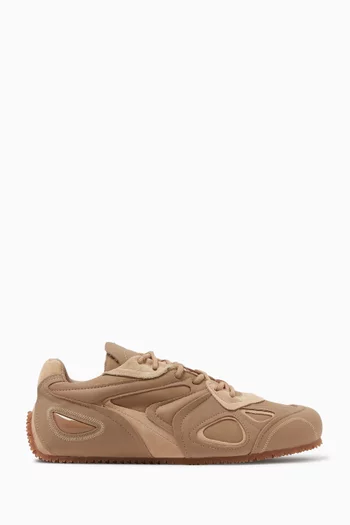 Slow Runner Sneakers in Leather, Suede & Nubuck