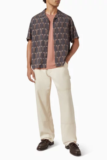 Avery Printed Shirt in Viscose