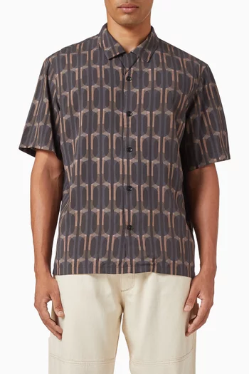 Avery Printed Shirt in Viscose