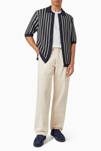 Crochet Dalton Shirt in Cotton