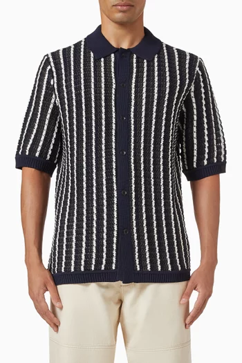 Crochet Dalton Shirt in Cotton