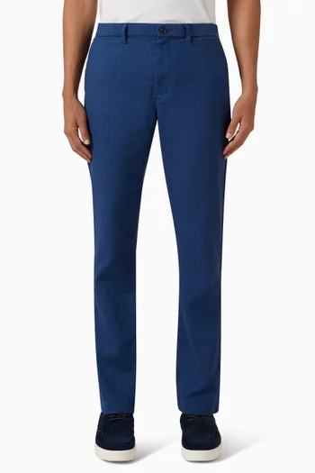 Denton Straight-leg Chino Pants in Linen-blend