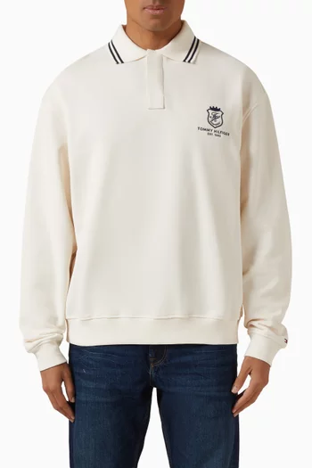 Country Club Rugby Sweatshirt in Cotton