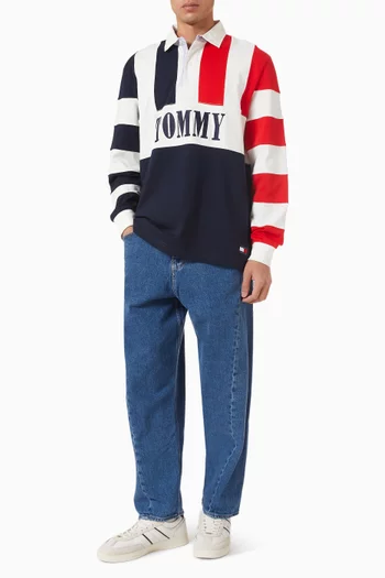 Ashton Barrel Jeans in Denim