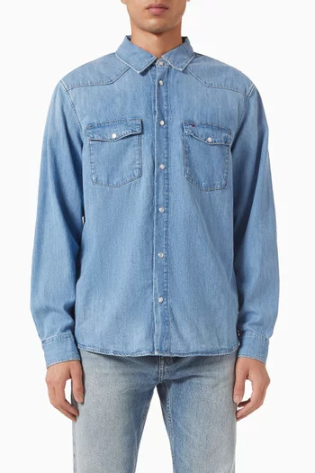 Western Shirt in Denim
