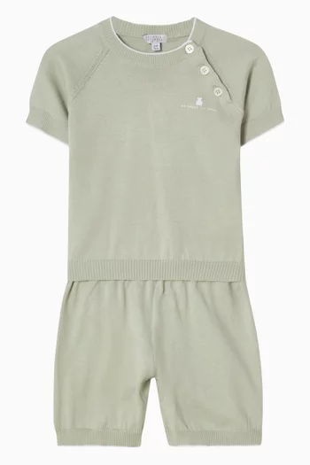Bernie Matching Set in Cotton Knit