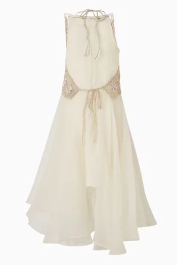 Crispy Monili Dress in Silk