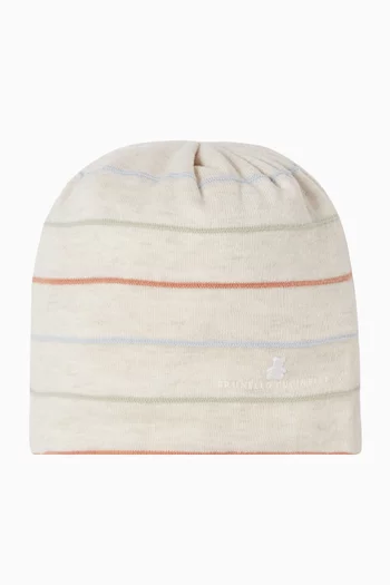 Knit Beanie in Cotton