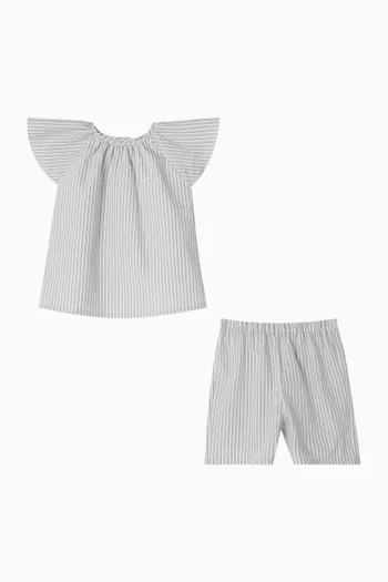 Striped Coordinated Set