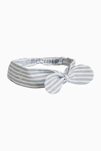 Striped Headband in Cotton