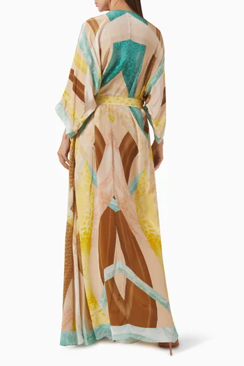 Endless Summer Cover Up in Natural Crepe