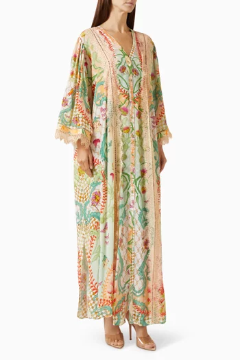 Endless Summer Cover Up in Natural Crepe