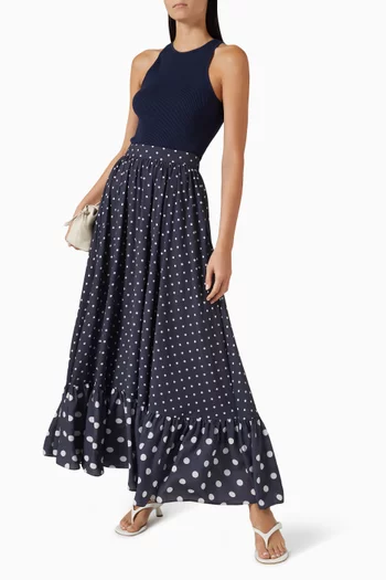 Goldie Tiered Skirt in Chiffon