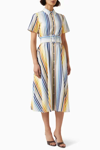Jean Belted Shirtdress