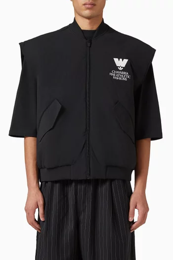 x Willy Chavarria Padded Vest