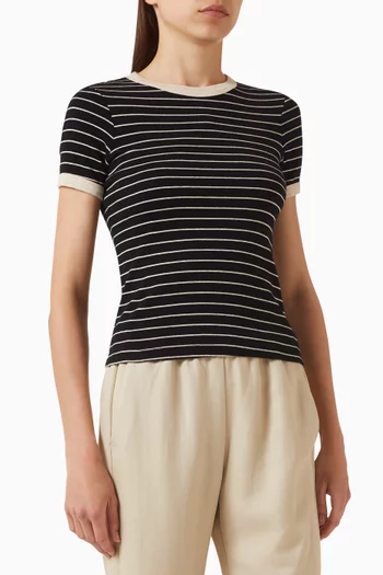 Classic Striped T-shirt in Cotton