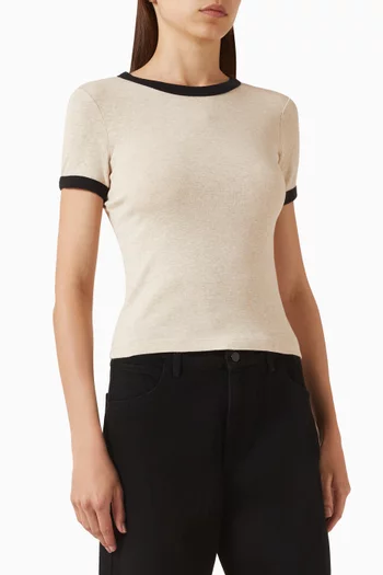 Classic Ringer T-shirt in Cotton