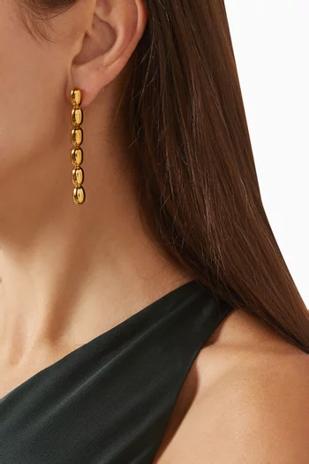 Edith Earrings in 18kt Gold PVD-Plated Stainless Steel