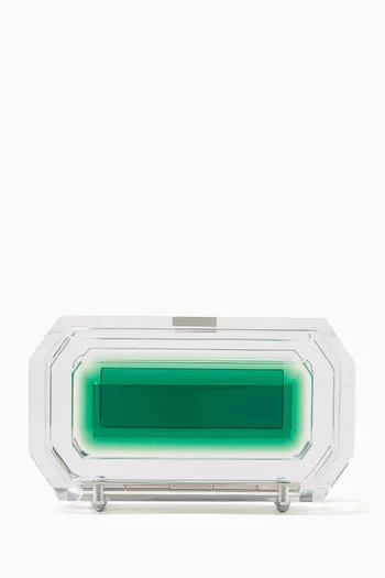 Leora Clutch in Acrylic