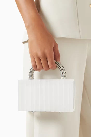 Small Yara Clutch in Acrylic