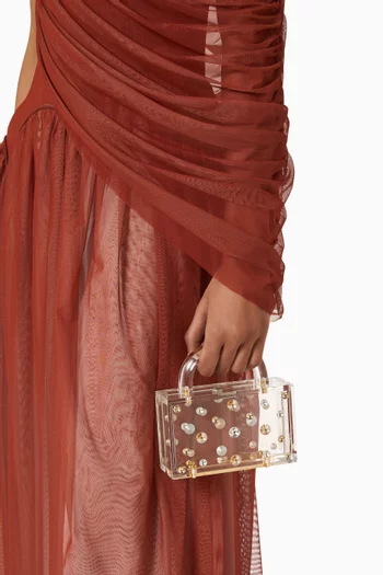 Mini Leon Top-handle Bag in Acrylic