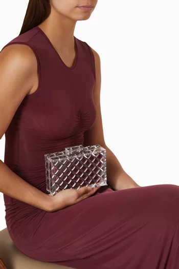 Tilda Clutch in Acrylic