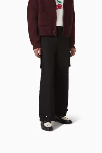 Wilde Cherry Penny Loafers in Leather