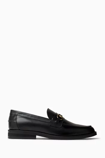 Wilde Star Bit Loafers in Leather