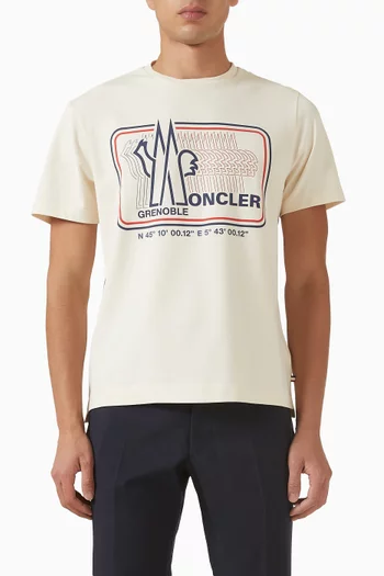 Graphic Logo-print T-shirt in Cotton-jersey