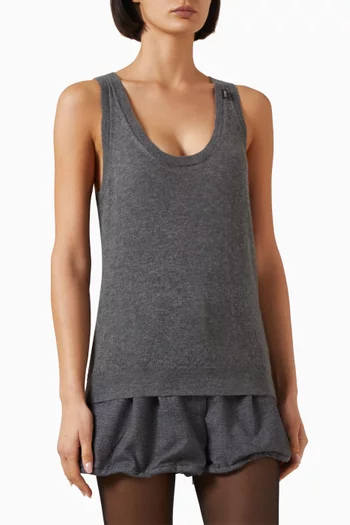 Scoopneck Tank Top in Cashmere
