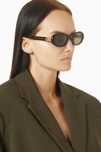 Falabella Oval Sunglasses in Acetate