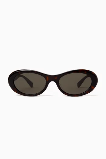 Falabella Oval Sunglasses in Acetate